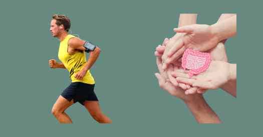 Exercise and gut health content.